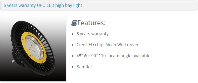 UFO LED high bay light 150W